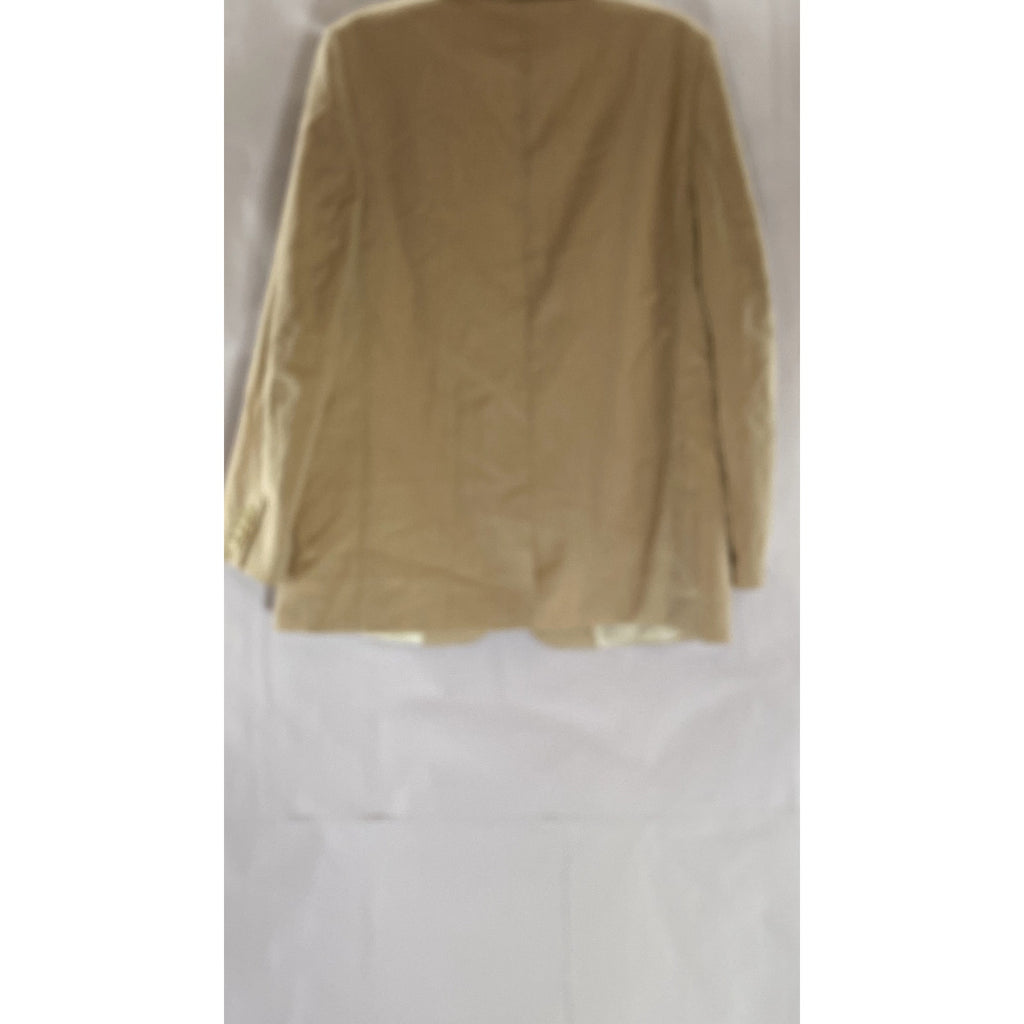 H&M Women's Tan One-Button Notch Lapel Long Sleeve Blazer SZ M