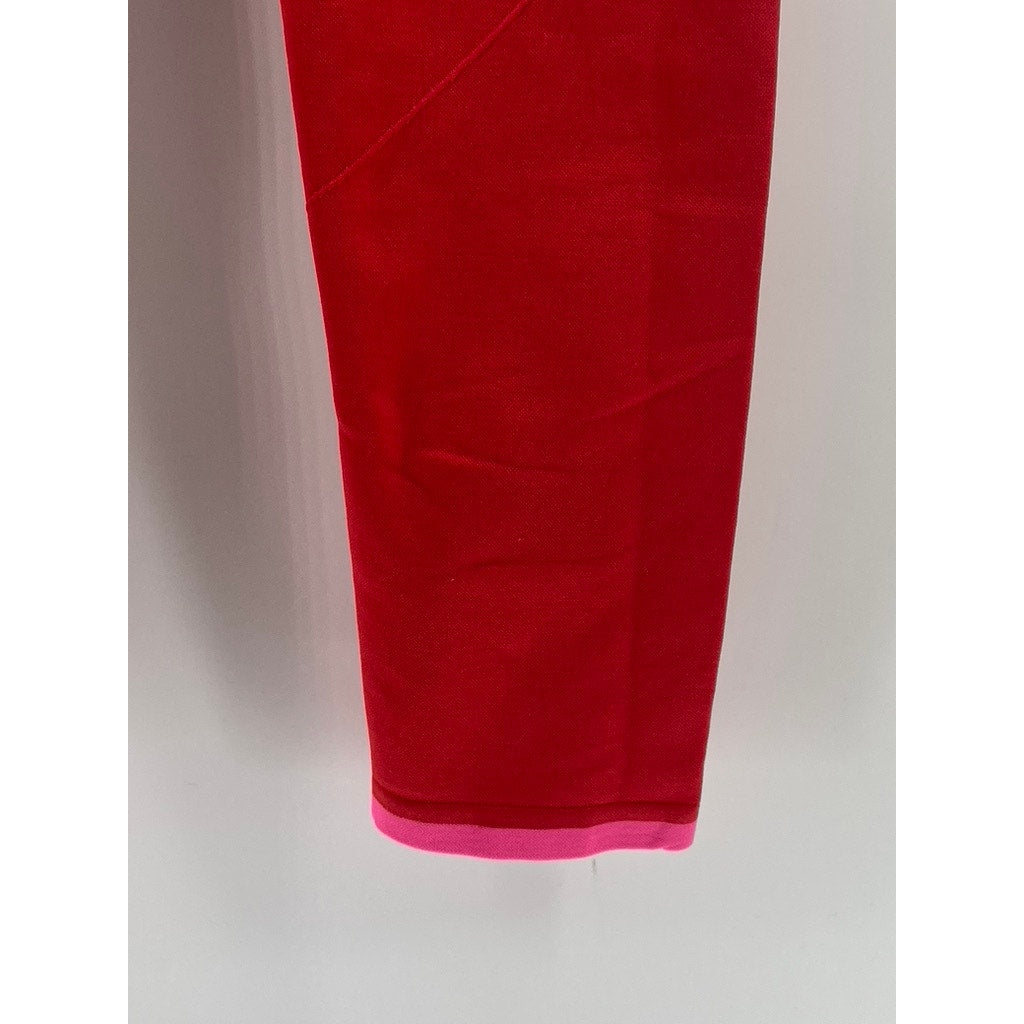 SOUL Women's Red-Pink Pull-On Stretch Leggings SZ M