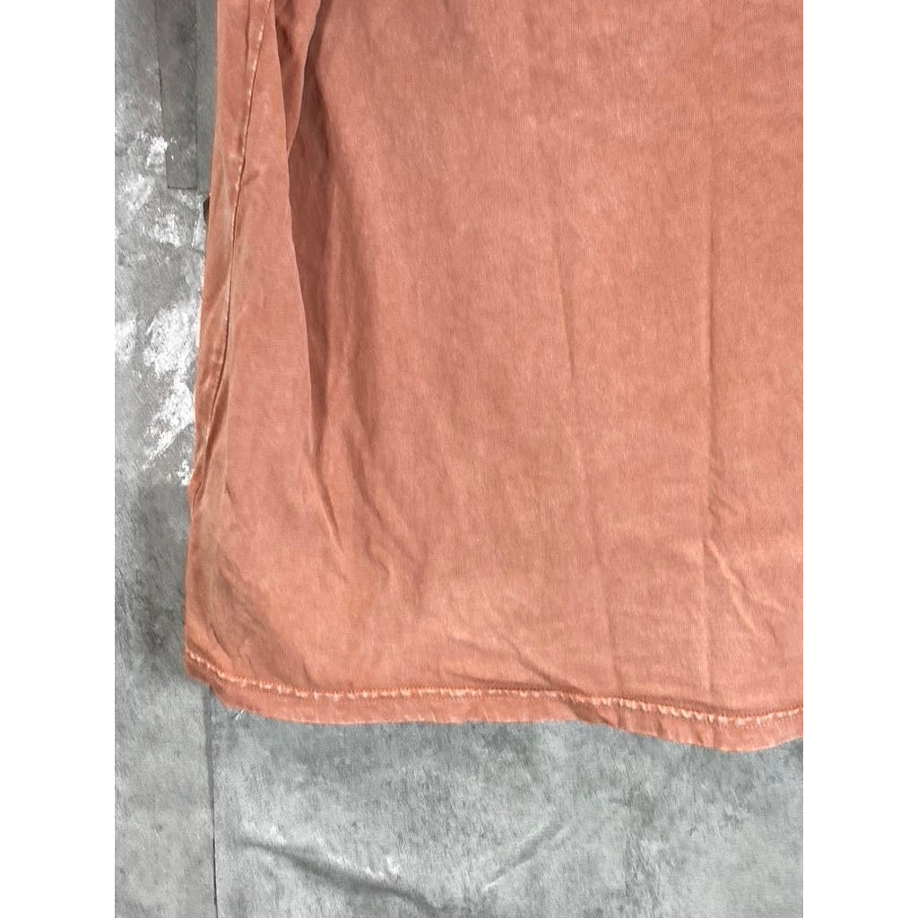 NEUW Men’s Terracotta Crewneck Cotton Short Sleeve T-Shirt SZ M