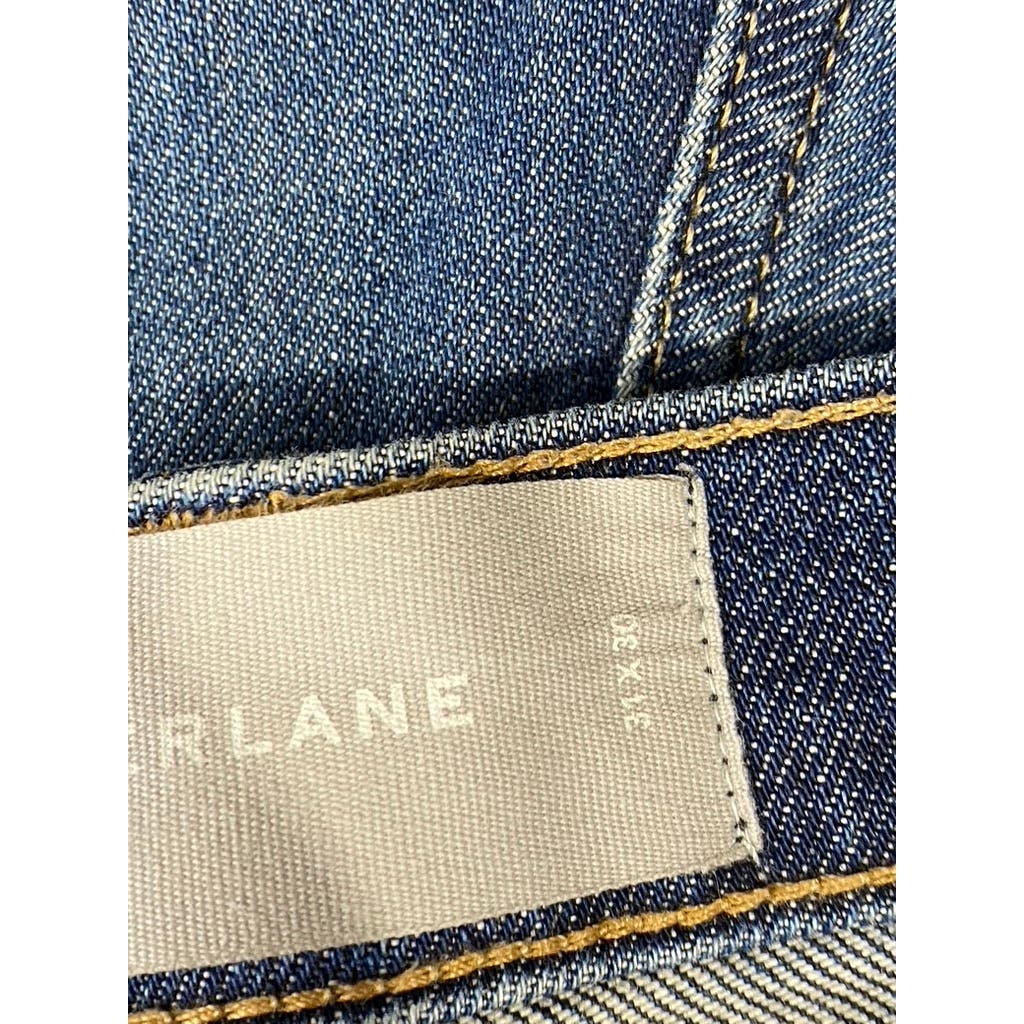 EVERLANE Men's Dark Blue Denim Slim-Fit Five-Pocket Jeans SZ 31X30