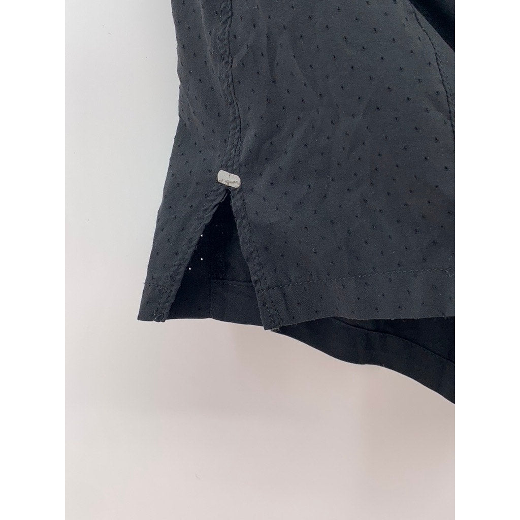 NIKE Women's Black Solid Dri-Fit Running Shorts SZ S