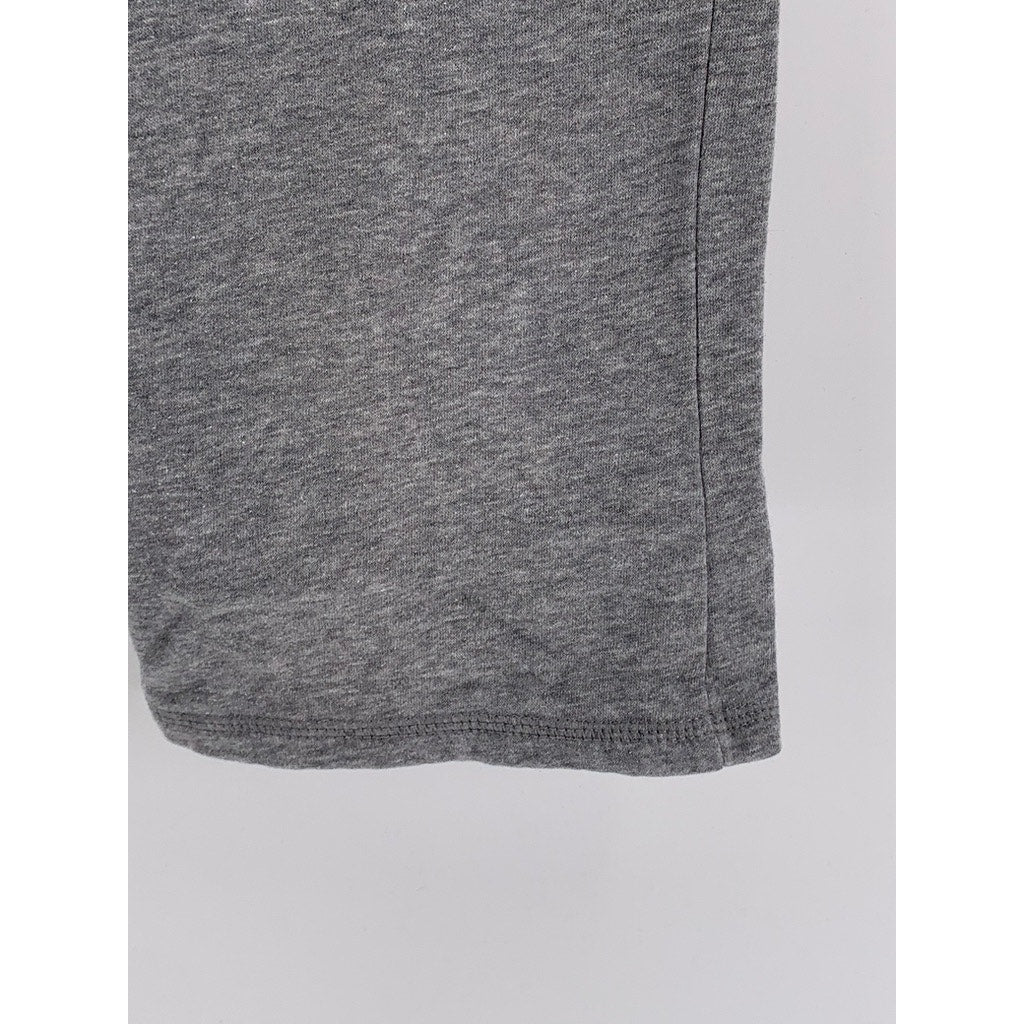 TIME & TRU Women's Gray Cotton Blend Relaxed Straight Leg Pants SZ M