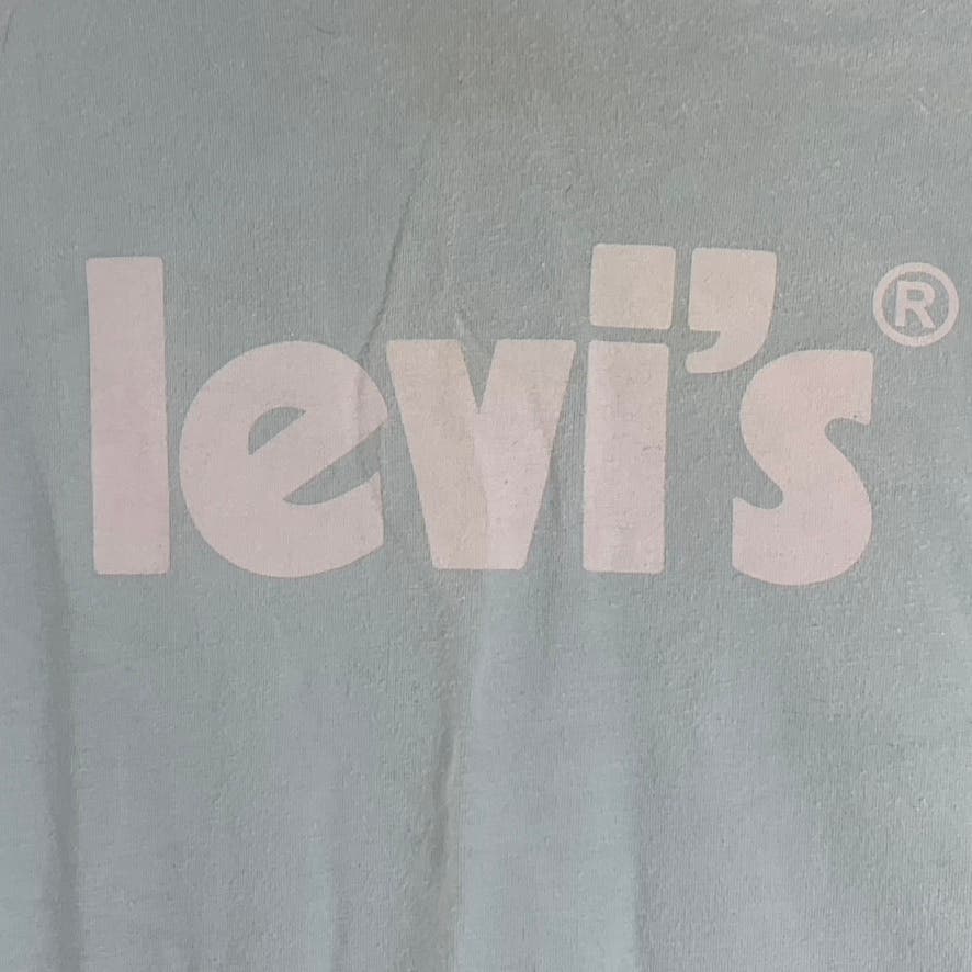 LEVI'S Men's Logo Relaxed Fit Mint Green Short Sleeve T-Shirt SZ M