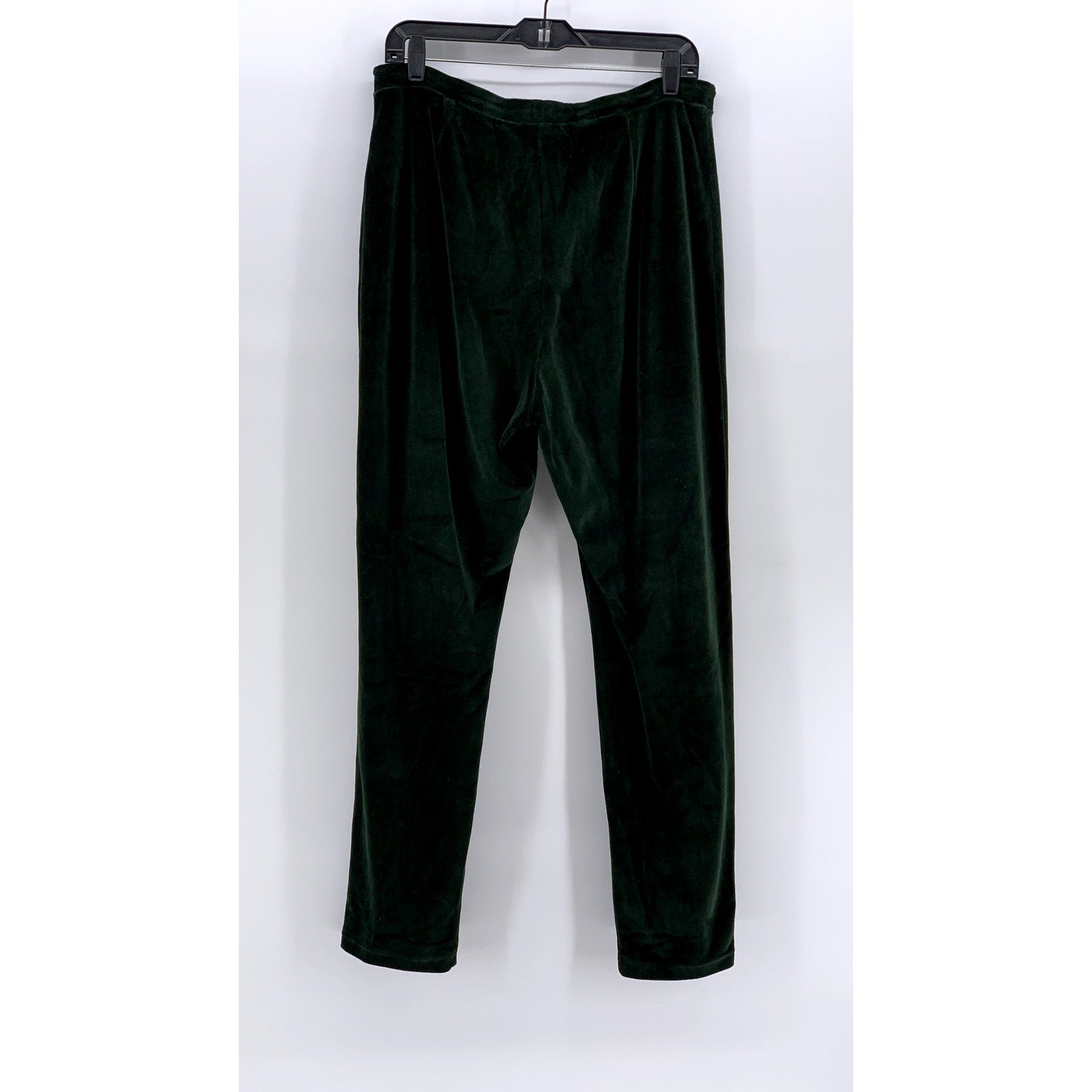 JONES WEAR Women's Dark Green Velour Sweatpants SZ L