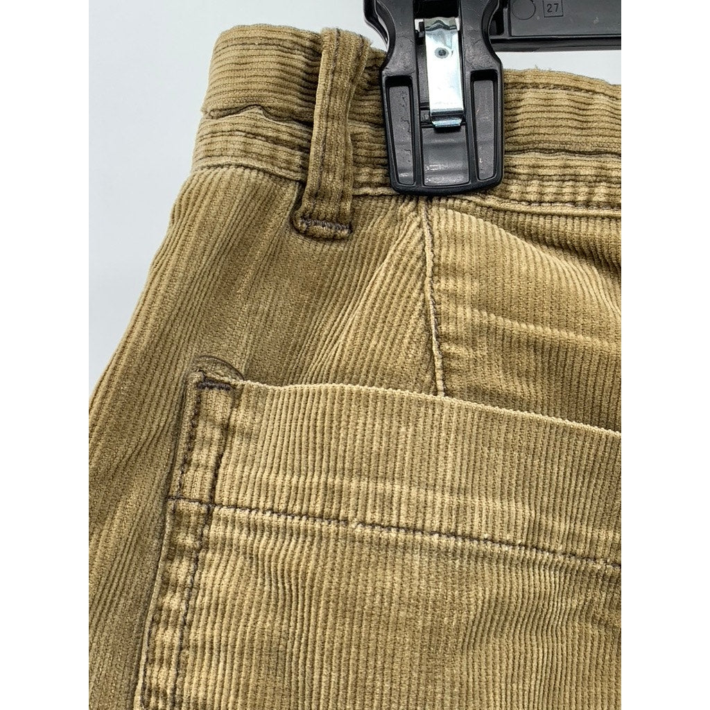 SUNNY CLOUDS Men's Brown Corduroy Baggy-Fit Straight-Leg Cargo Pants SZ 30