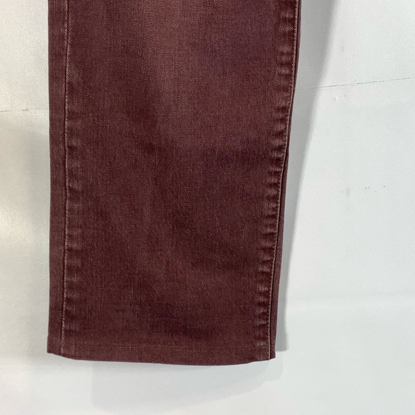 ARMANI EXCHANGE Men's Burgundy Skinny-Fit Five-Pocket Denim Jeans SZ 31