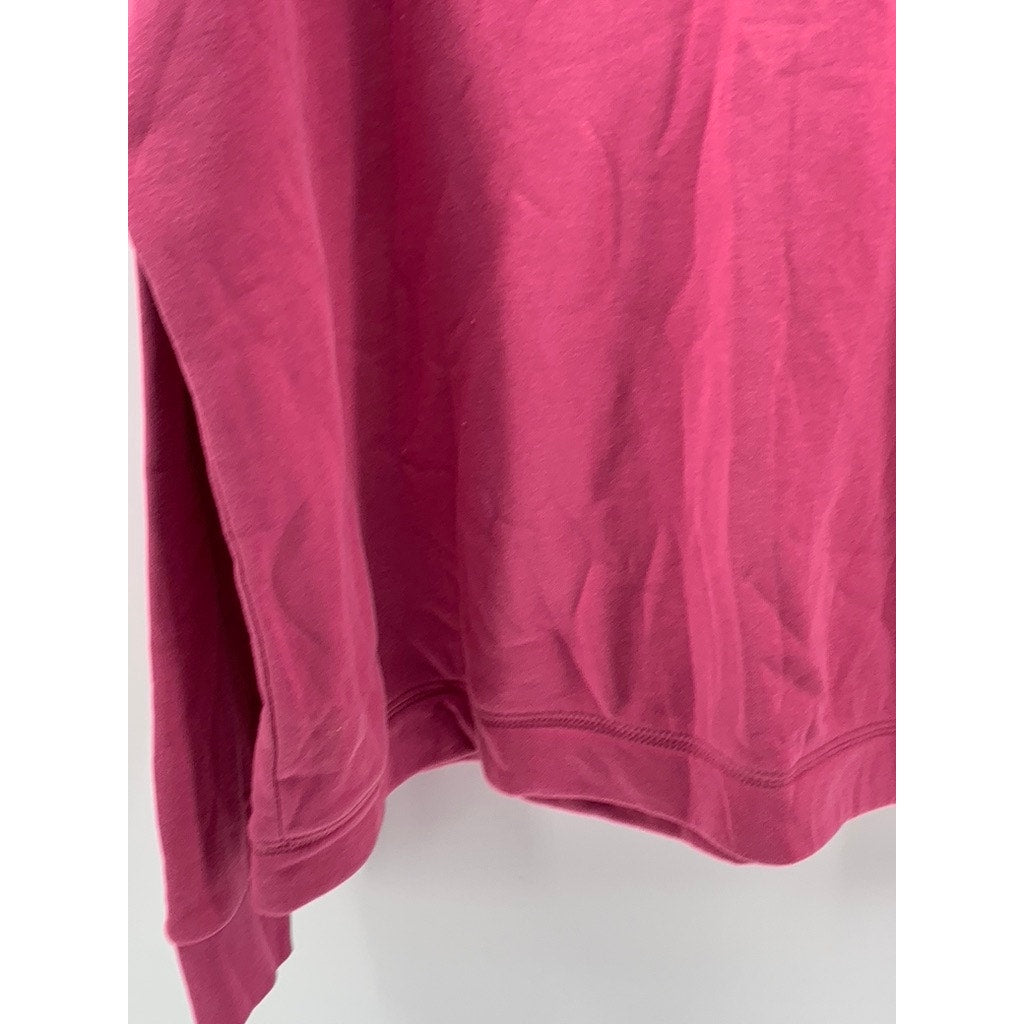 TIME & TRU Women's Pink Crewneck Long Sleeve Sweatshirt SZ XL