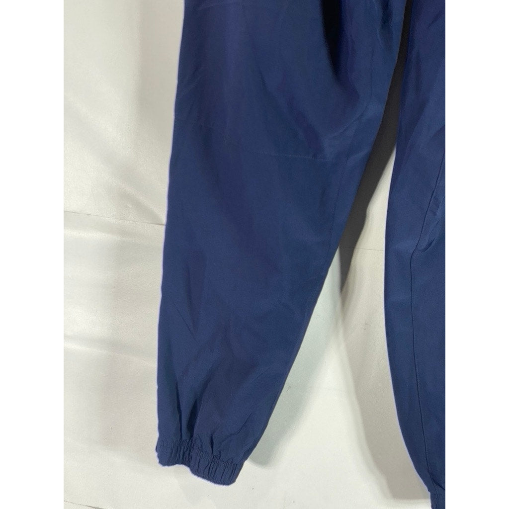 PUMA Men's Navy Arsenal Zipper-Pockets Pull-On Track Pant SZ M