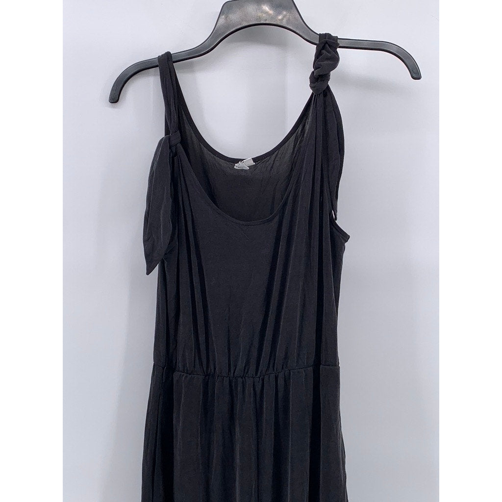 & OTHER STORIES Women's Black Tie Knot Sleeve Jumpsuit US 4