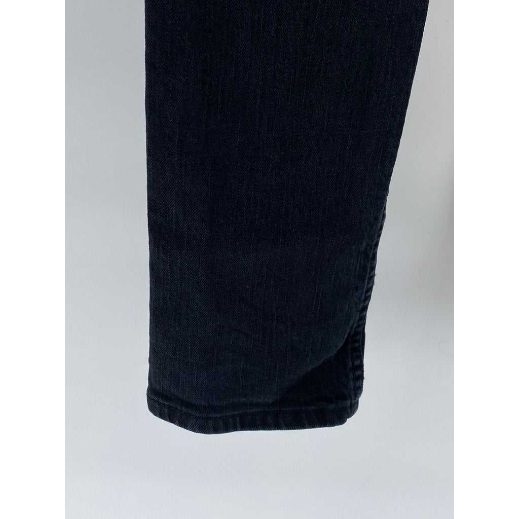 LEVI'S Men's Solid Black 511 Denim Slim-Fit Five-Pocket Jean SZ 33X32