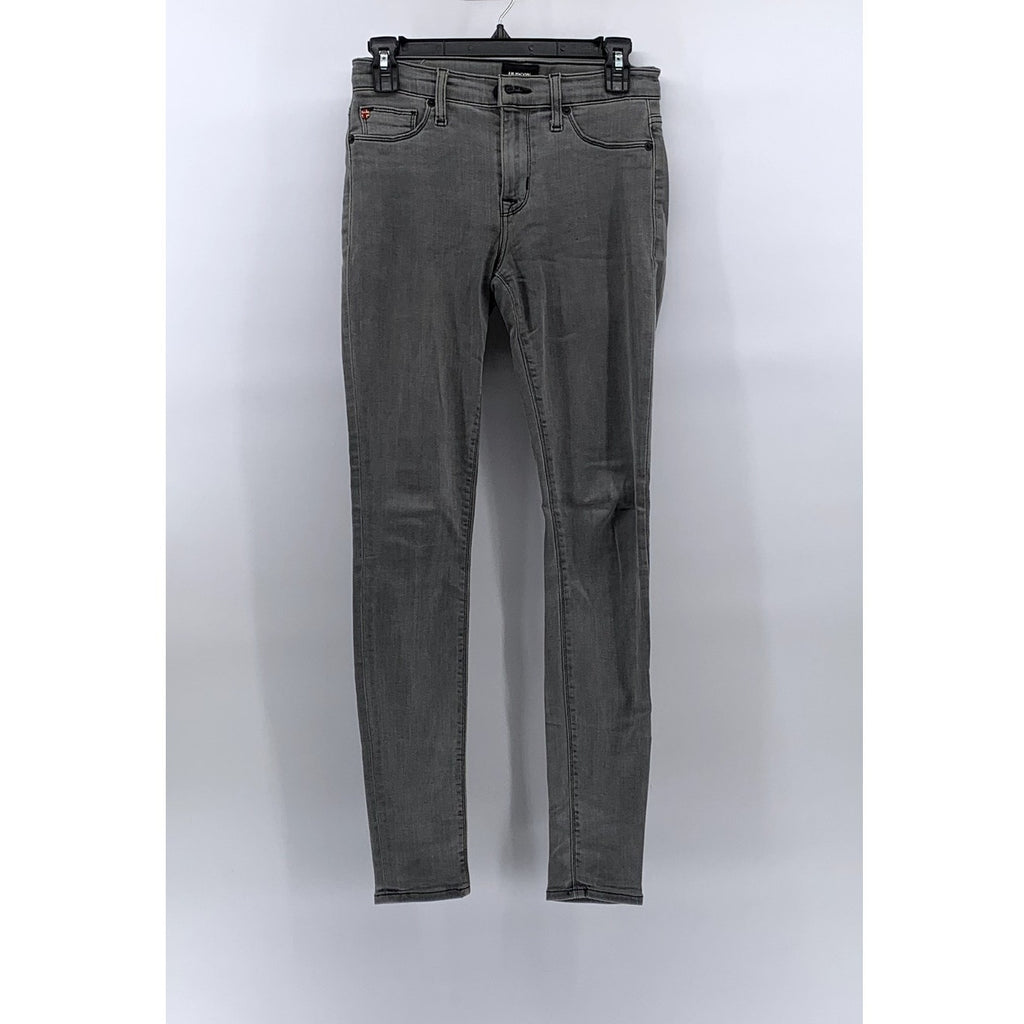 HUDSON Women's Light Gray Denim Super Skinny Midrise Natalie Jeans SZ 25