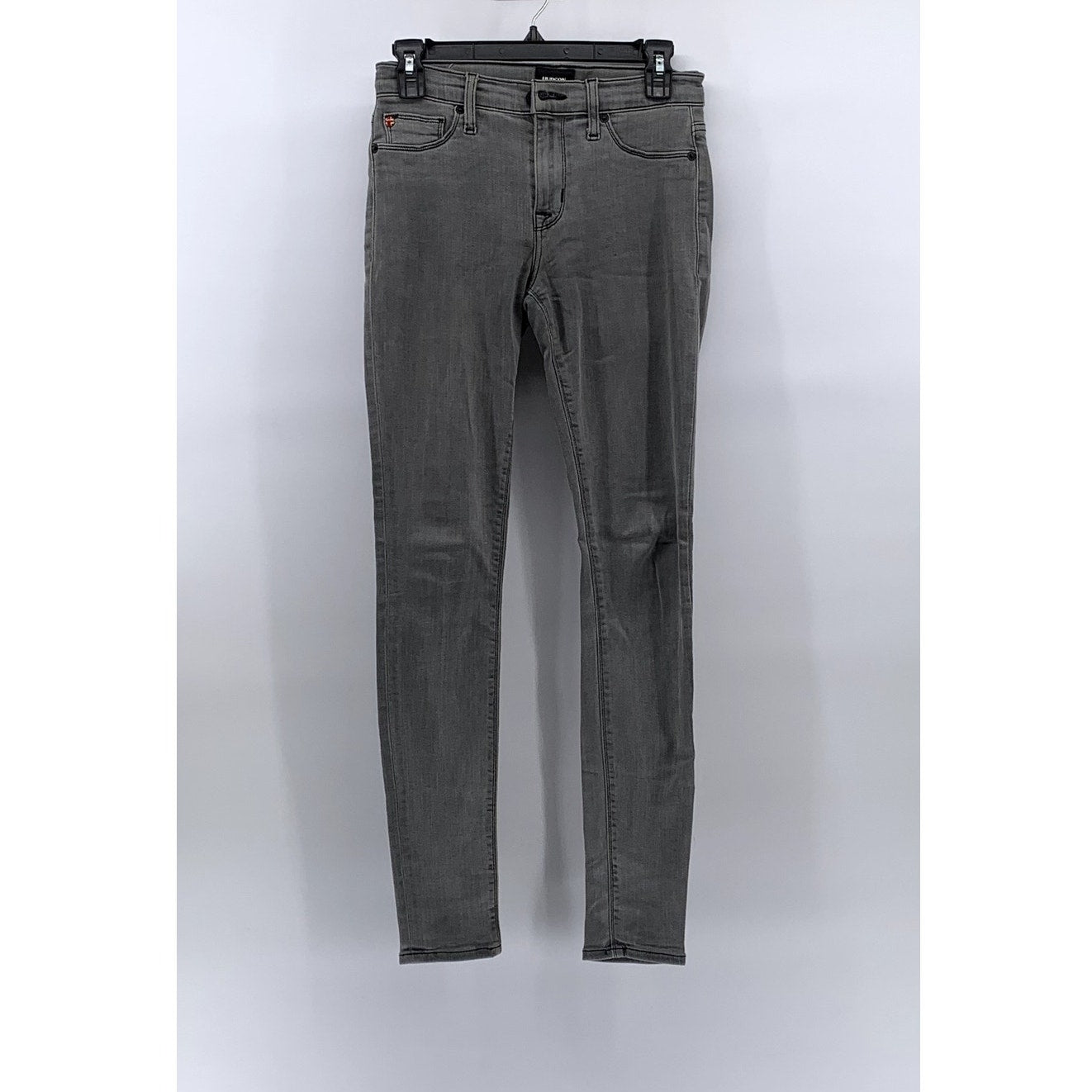 HUDSON Women's Light Gray Denim Super Skinny Midrise Natalie Jeans SZ 25