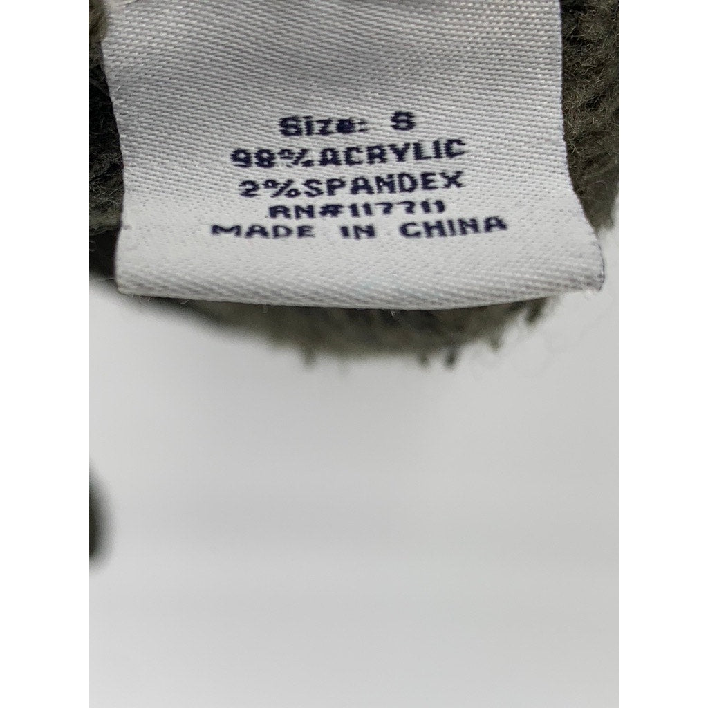 PAISLEY & GRAY Men's Green Knit Shawl-Collar Long Sleeve Button-Up Cardigan SZ S