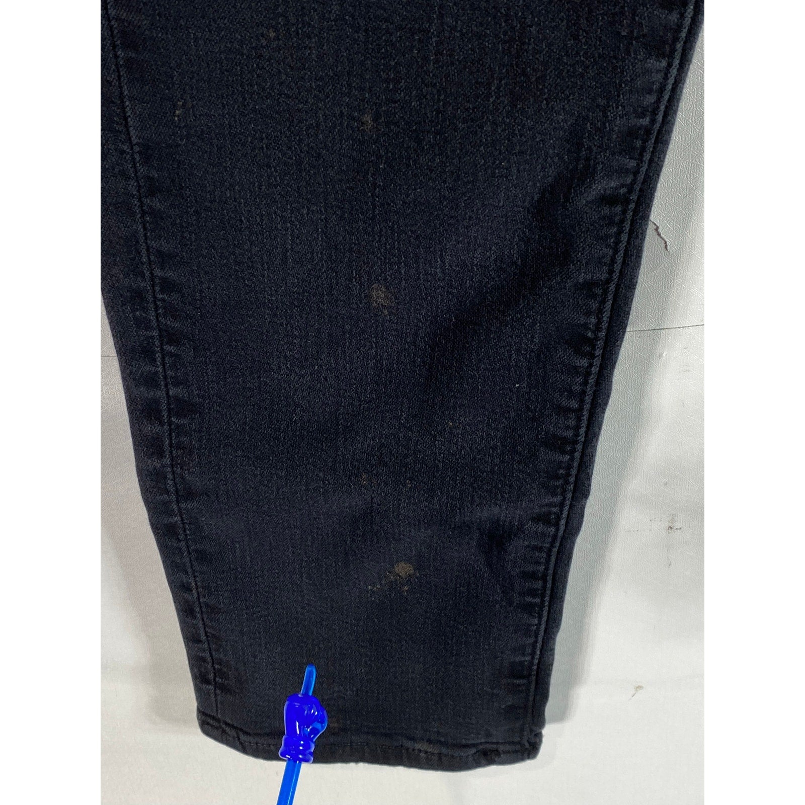 UNIQLO Men's Black Solid Slim-Fit Tapered Leg Mid-Rise Five-Pocket Ezy Jean SZ M