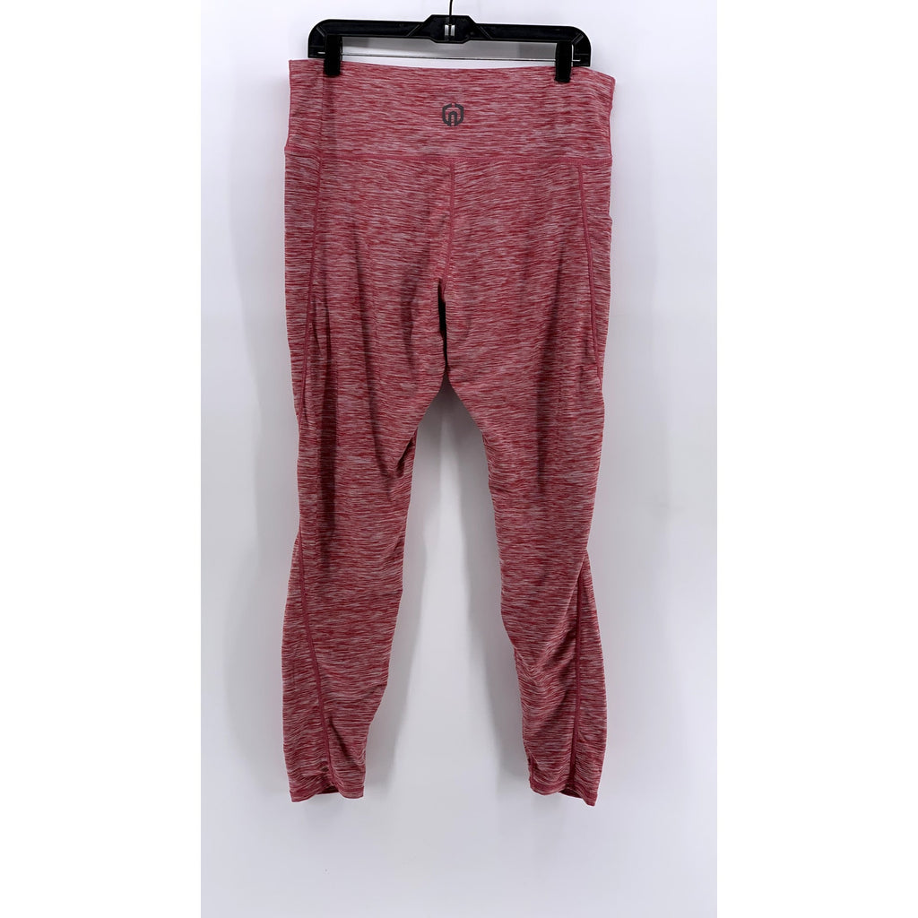 UNBRANDED Women's Pink Printed Cropped Leggings SZ 2XL