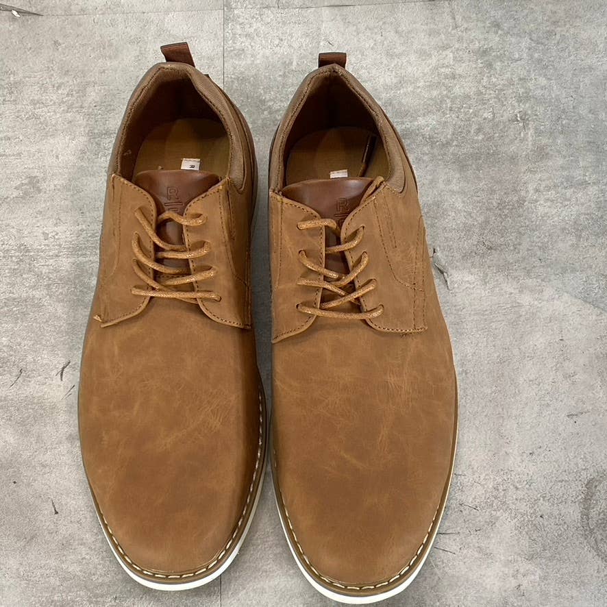 RESERVED FOOTWEAR NEW YORK Men's Cognac Vertigo Lace-Up Oxford Shoes SZ 9