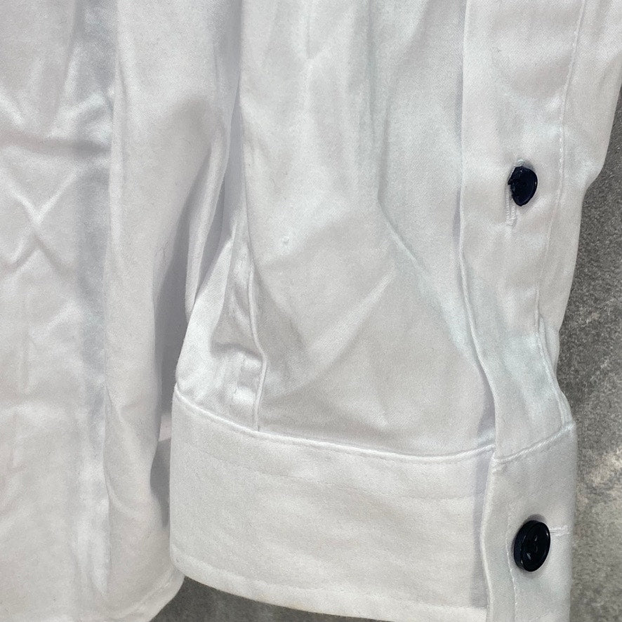 INC INTERNATIONAL CONCEPTS White Long Sleeve Tux Shirt SZ S