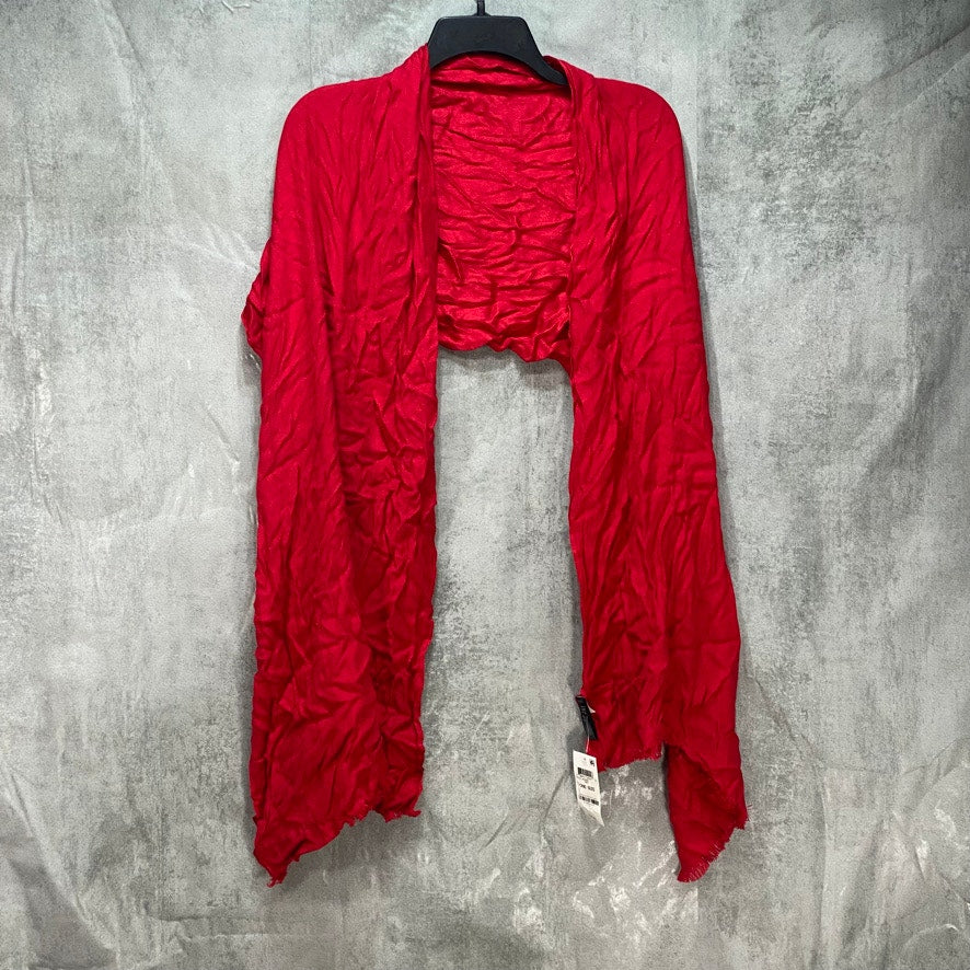 INC INTERNATIONAL CONCEPTS Red Wrap & Scarf OS