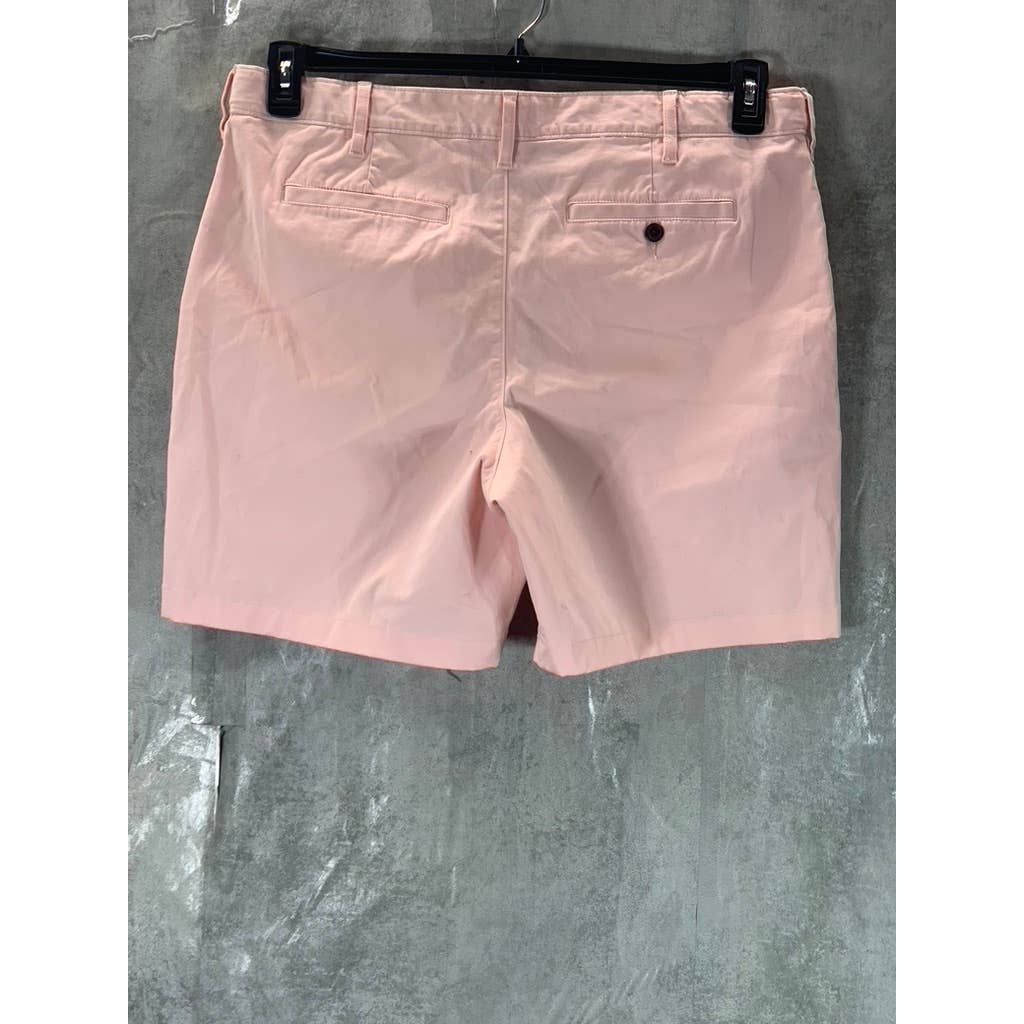 LANDS' END Men's Light Pink Traditional-Fit Comfort Knockabout Chino Short SZ 36
