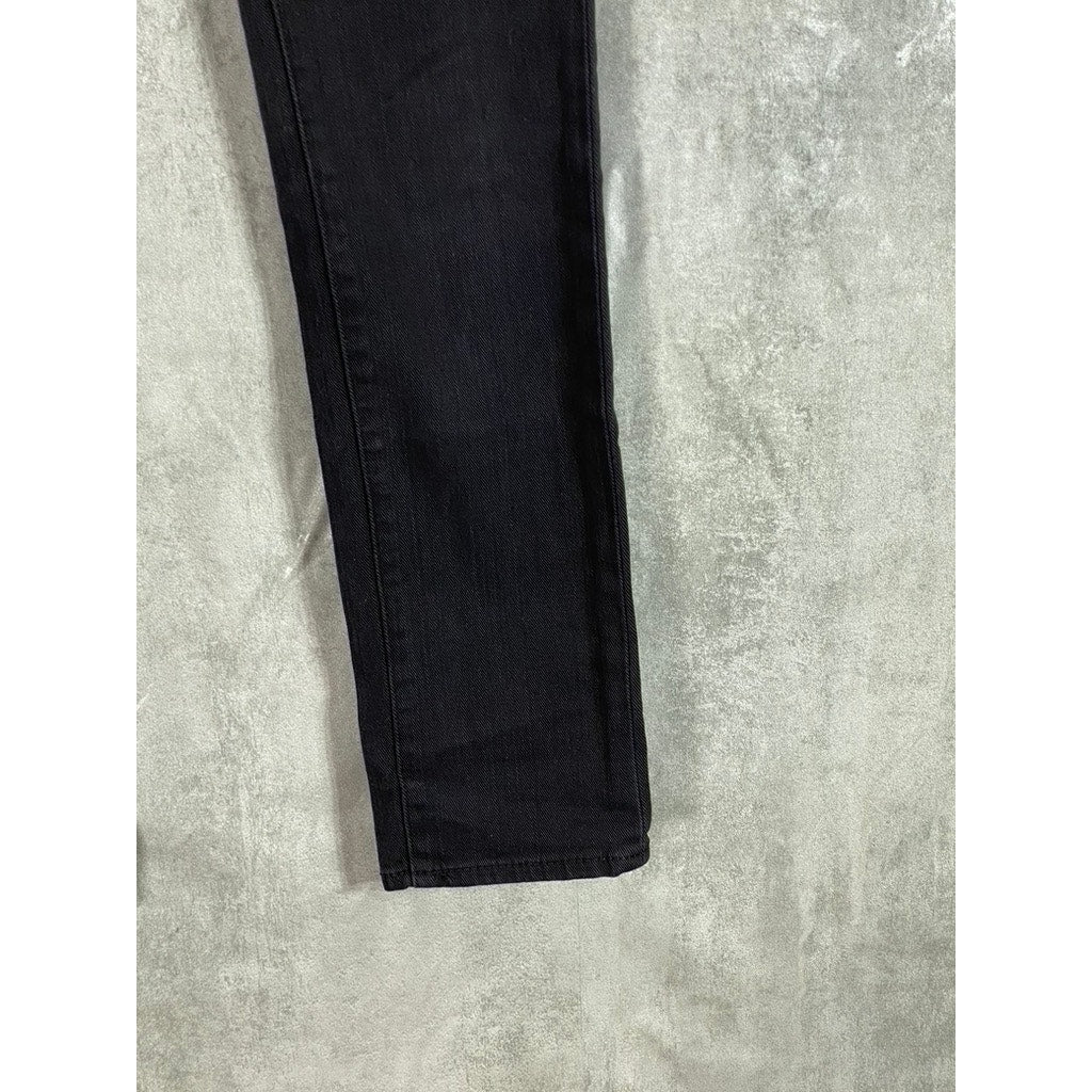 PAIGE Women’s Vintage Black Solid Jimmy Jimmy Low-Rise Skinny Jeans SZ 23