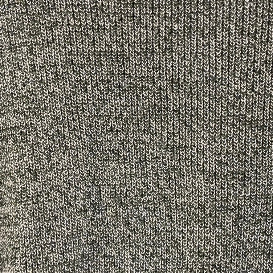 J.CREW Men's Marled Olive Crewneck Cotton Pullover Sweater SZ L