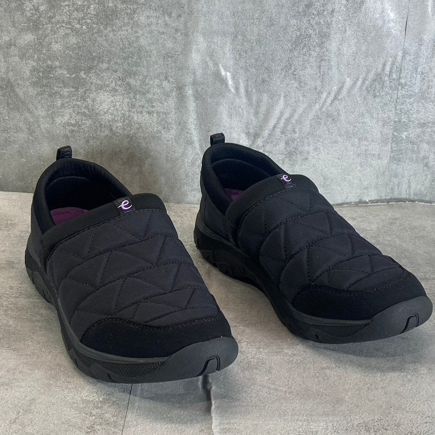 EASY SPIRIT Women's Black Tiffin Slip-On Water-Resistance Walking Shoes SZ 7.5