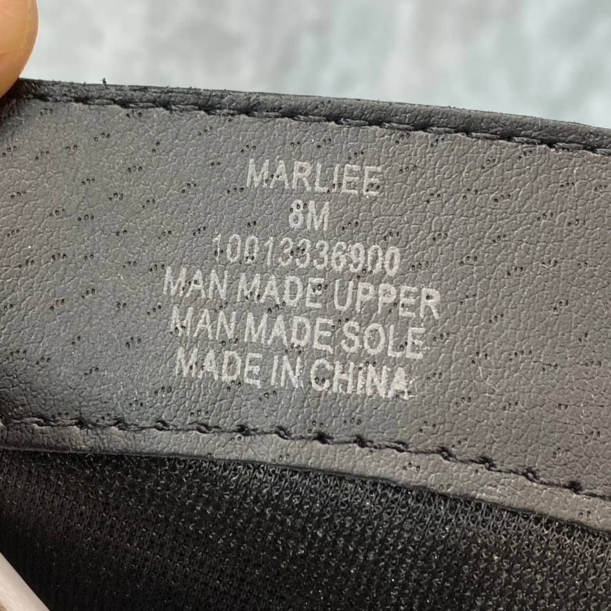 STYLE & CO Women's Black Marliee Full Side-Zip Round-Toe Tall Riding Boots SZ 8