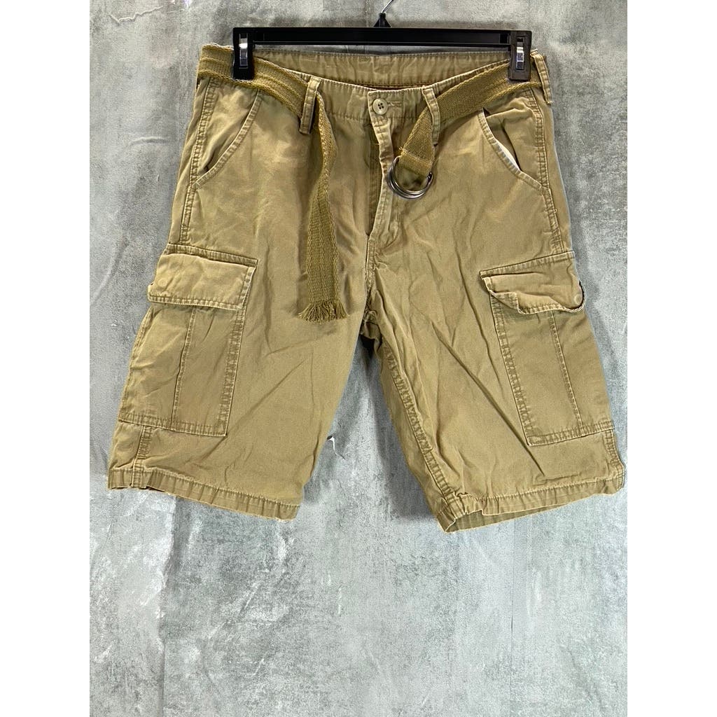 LEVI'S Men's Khaki Belted Cargo Shorts SZ 30