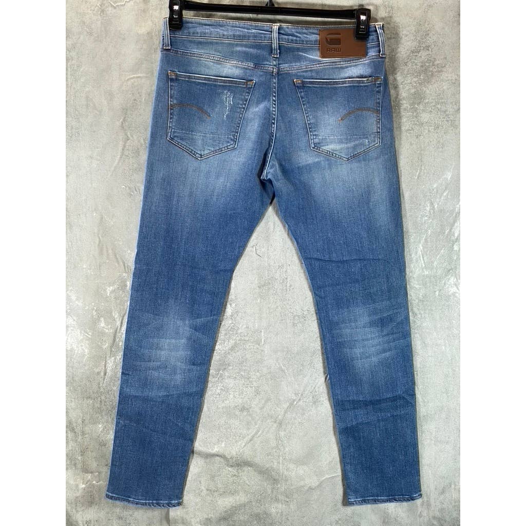 G-STAR RAW Men's Faded Niagara Restored 3301 Slim-Fit Jeans SZ 33X32