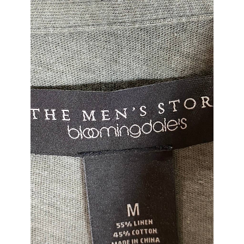 THE MEN'S STORE At Bloomingdales Men's Grey Short Sleeve Polo Shirt SZ M