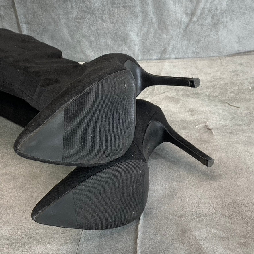 INC INTERNATIONAL CONCEPTS Women's Black Rajel Knee-High Dress Stiletto Boot SZ6