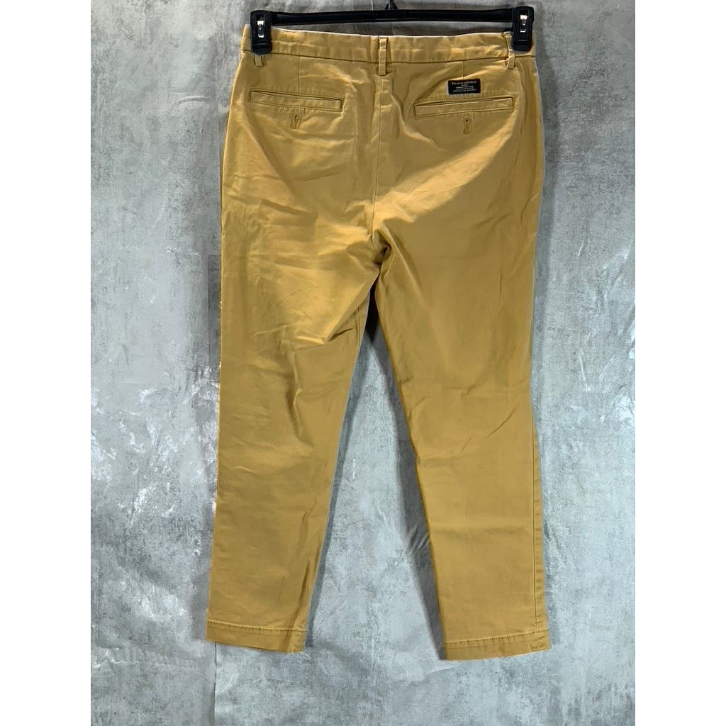 BANANA REPUBLIC Men's Honeycomb Slim Tapered-Fit Grayson Chino Pants SZ 32X30