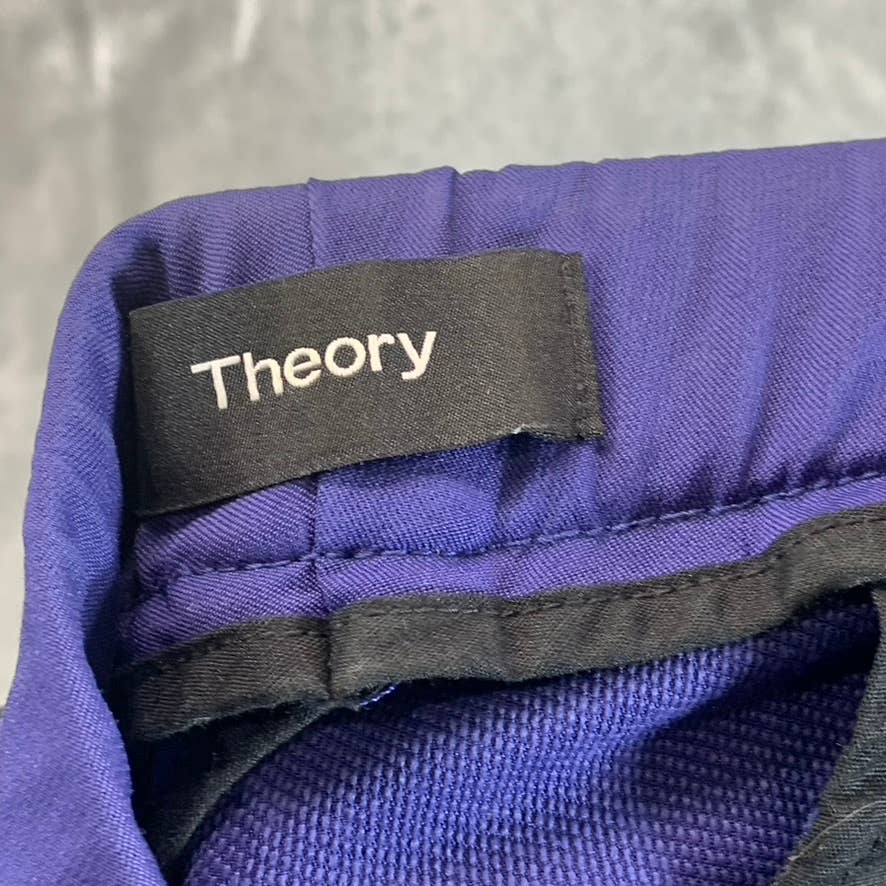 THEORY Men's Blue Rem Neoteric Slim-Fit Pull-On Drawstring Pants SZ S