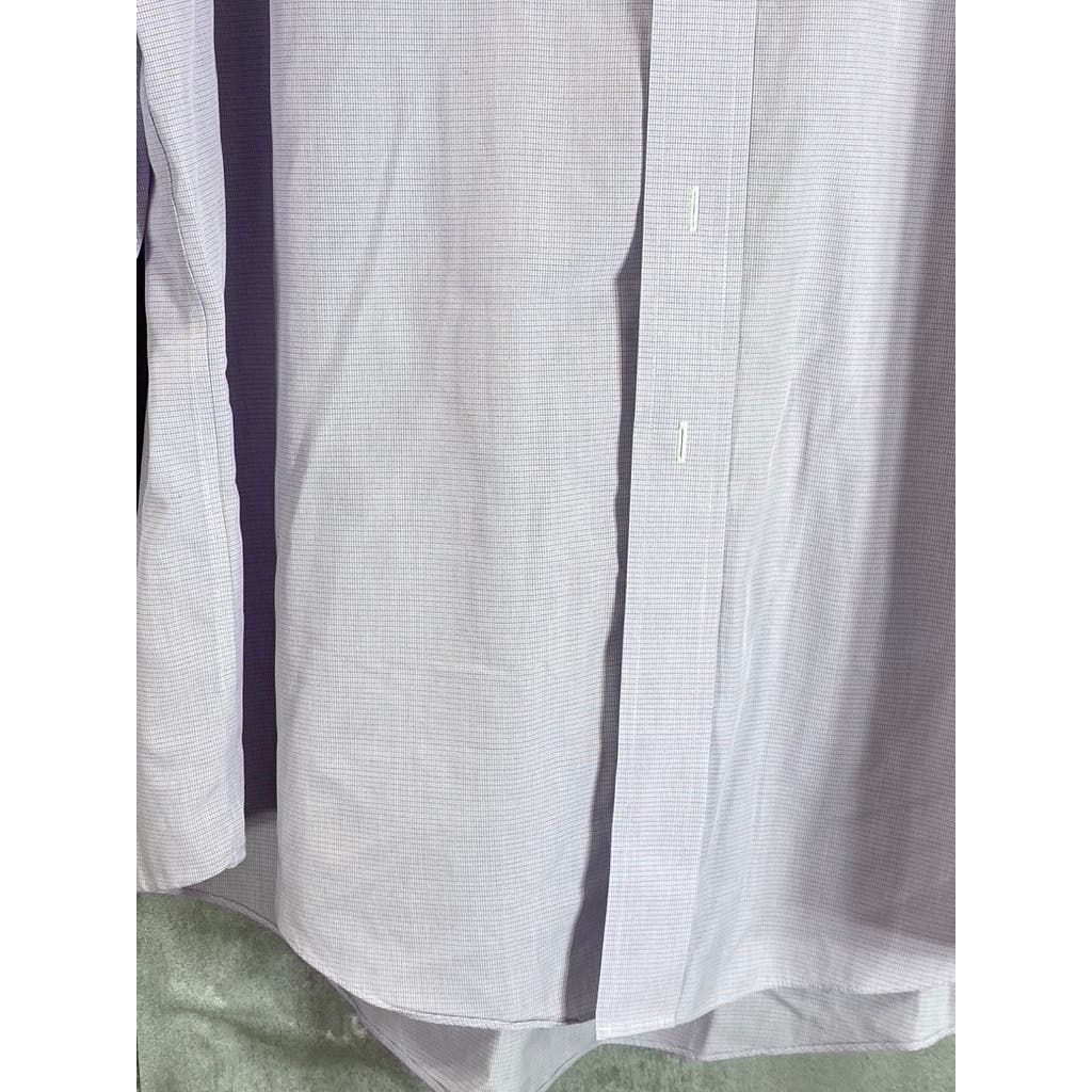 BROOKS BROTHERS Men's Stretch Madison Relaxed-Fit Non-Iron Dress Shirt SZ 17-35