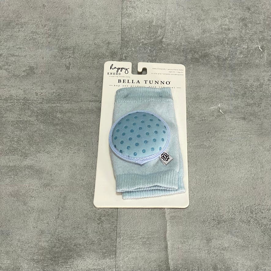 BELLA TUNNO Light Blue Solid Happy Knees Non-Slip Kneepads SZ 0+