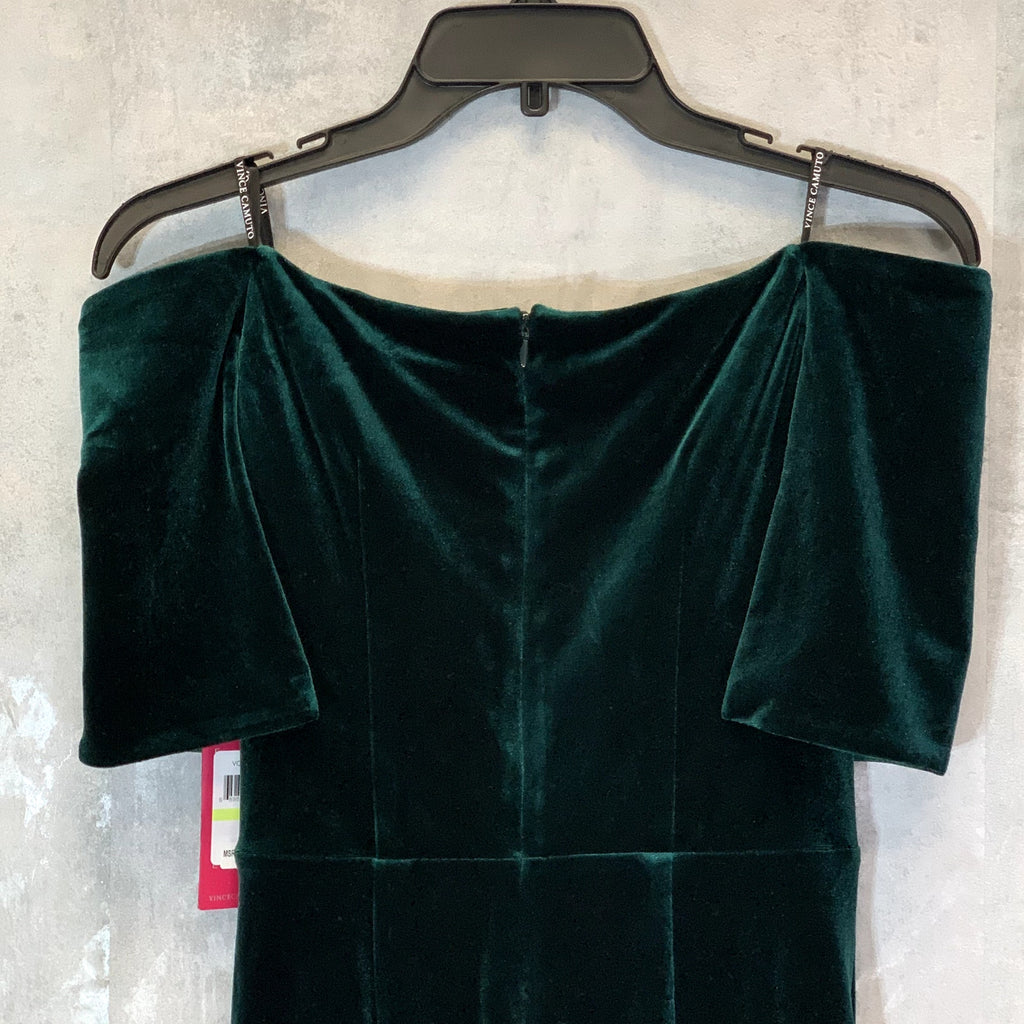 VINCE CAMUTO Women's Hunter Velvet Off-The-Shoulder Cocktail Sheath Knee-Length Dress SZ 4