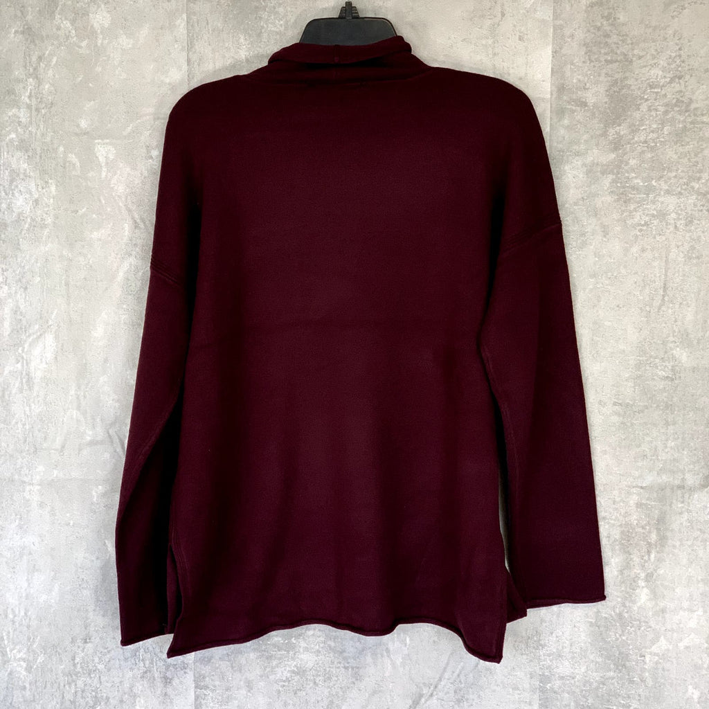 FRENCH CONNECTION Wine Turtleneck Long Sleeve Pullover Sweater SZ XS
