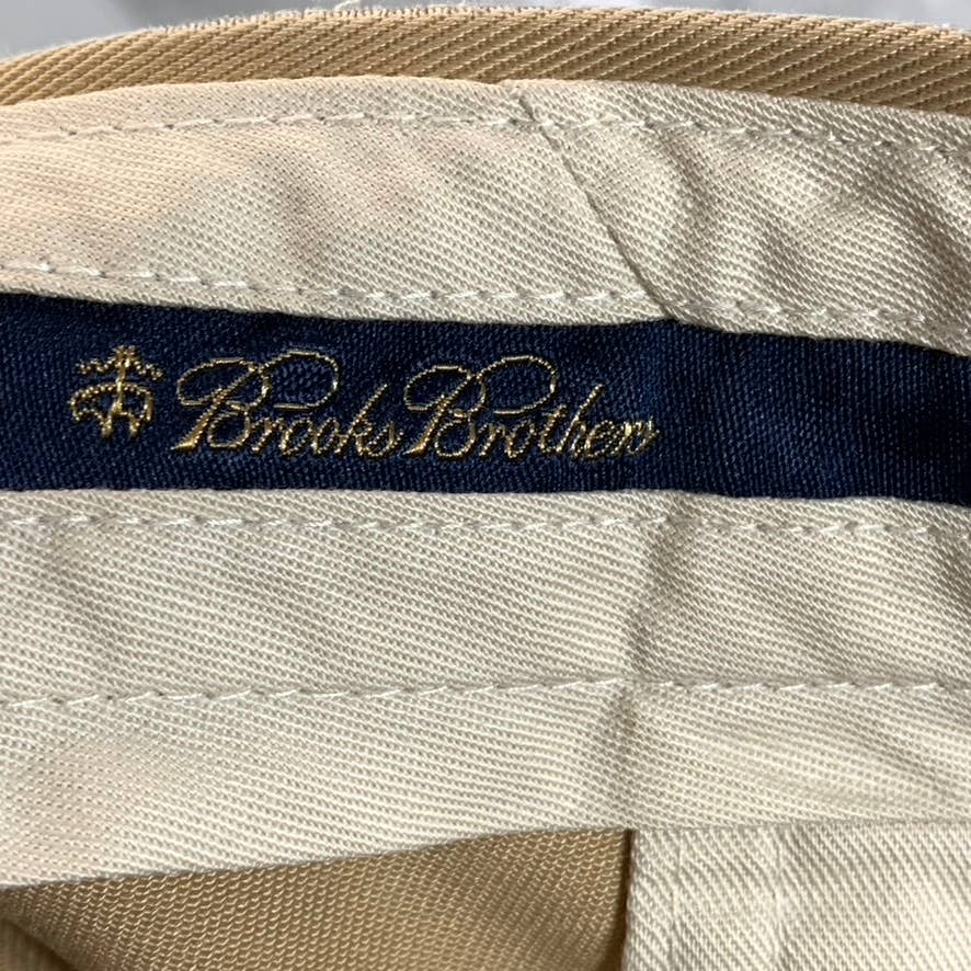 BROOKS BROTHERS Men's Khaki Hudson Fit Stretch Advantage Chino Pants SZ 36X32
