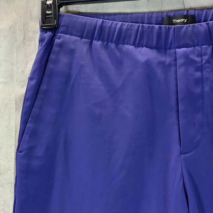 THEORY Men's Blue Rem Neoteric Slim-Fit Pull-On Drawstring Pants SZ S