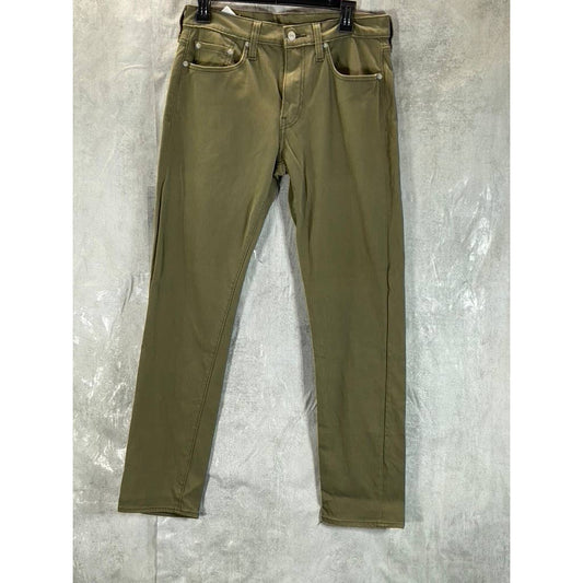 LEVI'S Men's Dark Green 502 Tapered Hi-Ball Chino Pants SZ 30