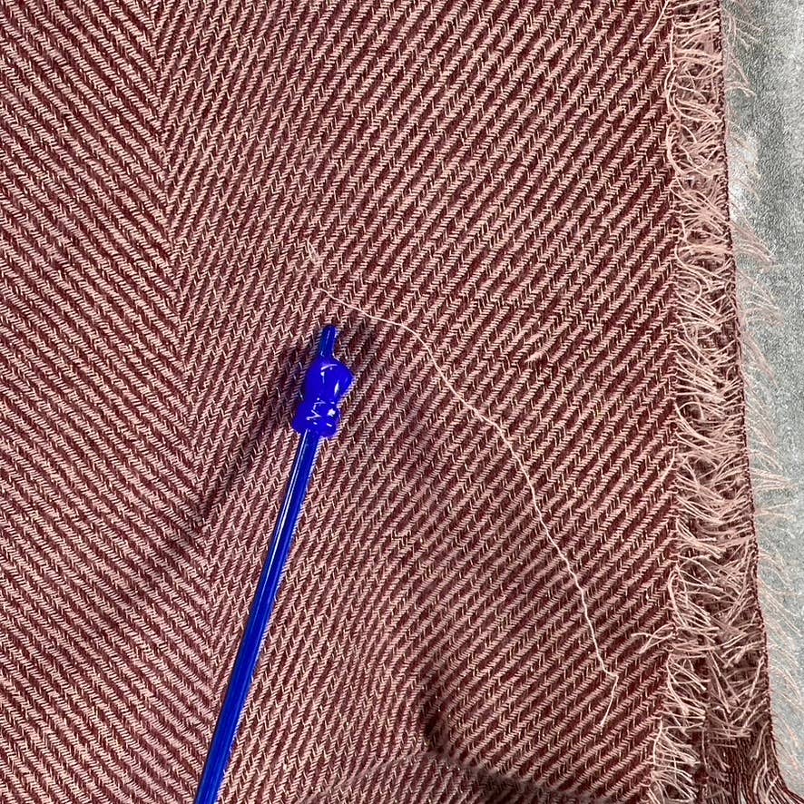 INC INTERNATIONAL CONCEPTS Women's Wine Two-Tone Shine Scarf SZ OS