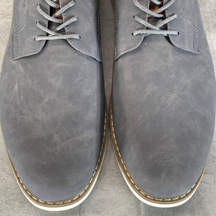 RESERVED FOOTWEAR NEW YORK Men's Grey Vertigo Lace-Up Oxford Shoes SZ 11