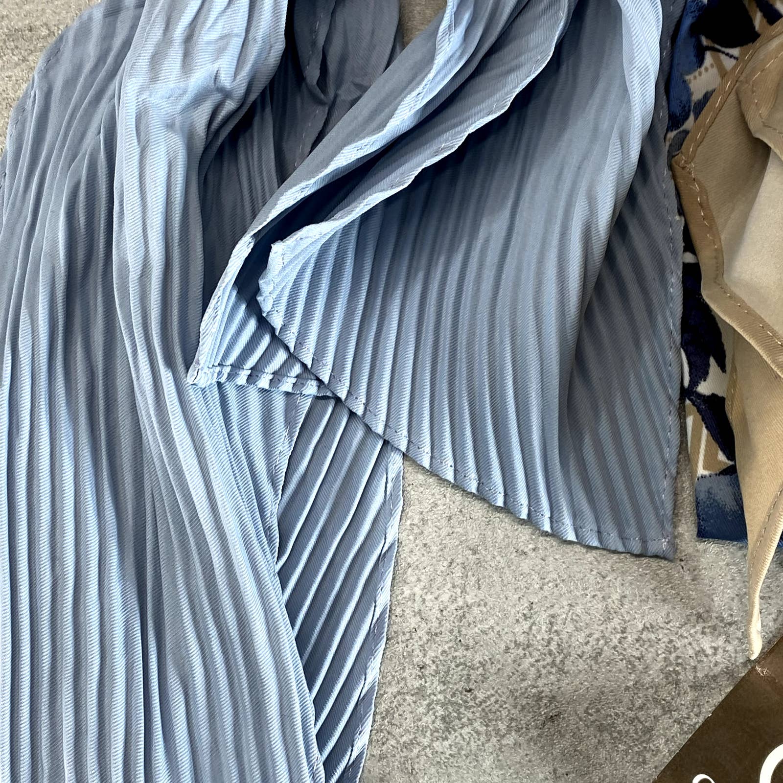 GIANI BERNINI Women's Neutral Blue Logo Floral & Solid Twin Set Twilly Scarves