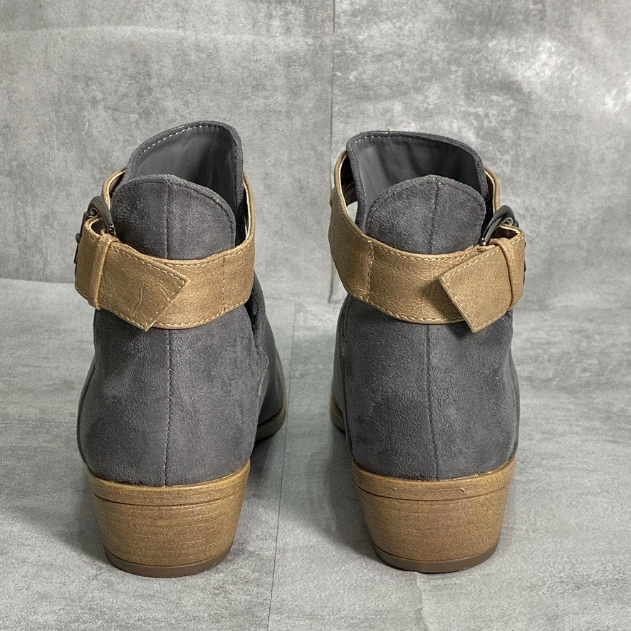 JOURNEE COLLECTION Gray Mavrik Bootie SZ 7.5