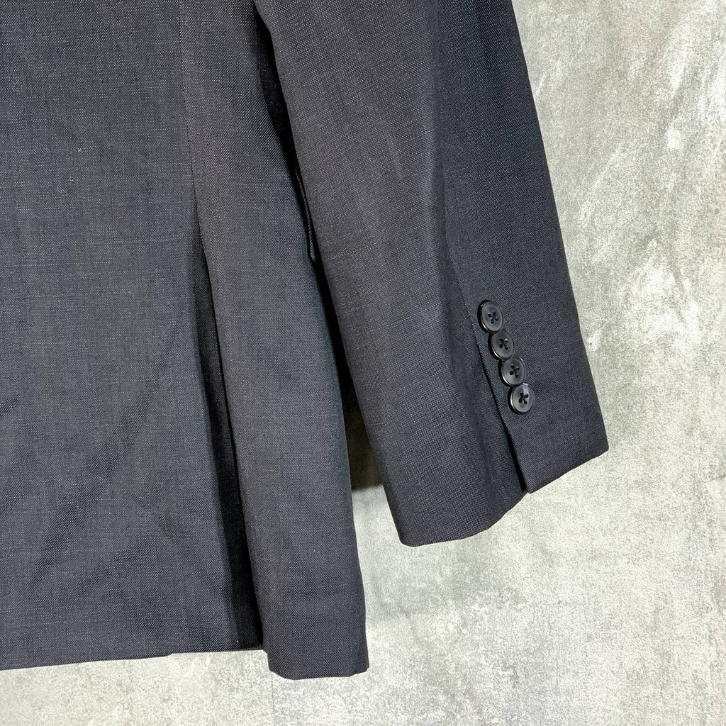 BAR III Men's Charcoal Slim-Fit Two-Button Short Sport Coat SZ 36S