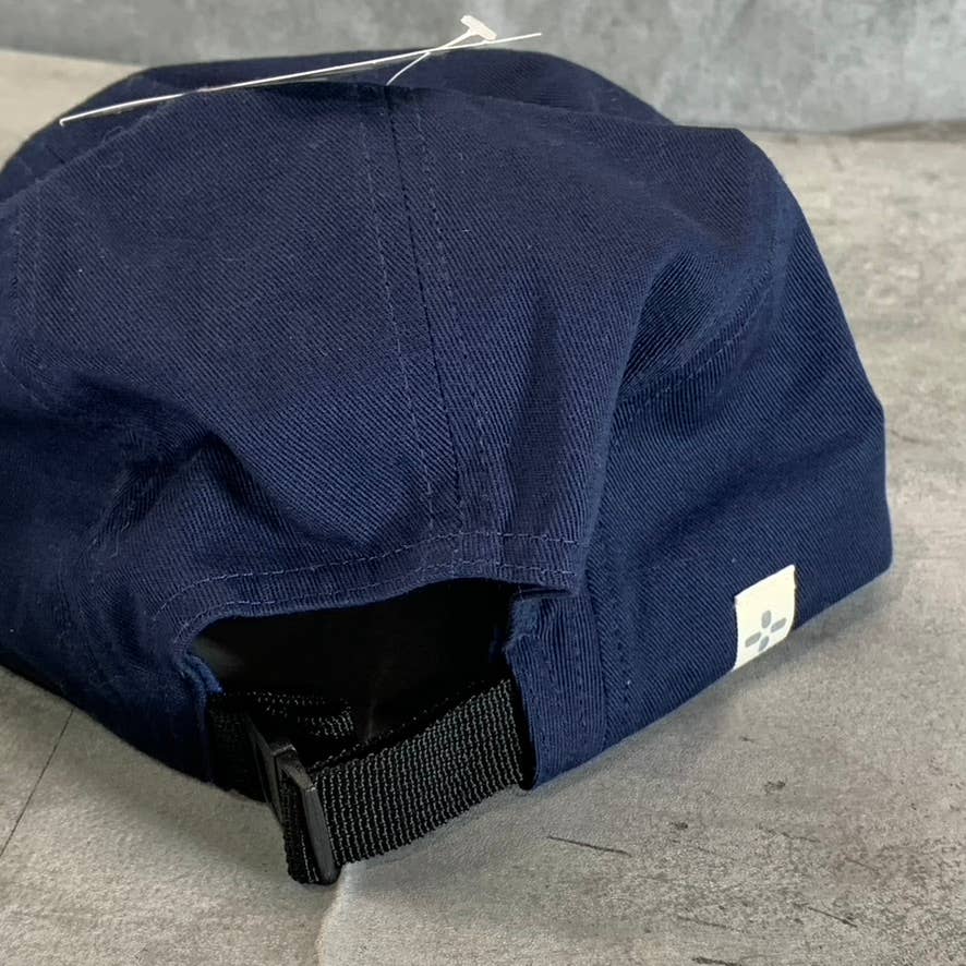 SUN+STONE Men's Navy Solid Panel Adjustable Baseball Cap SZ OS