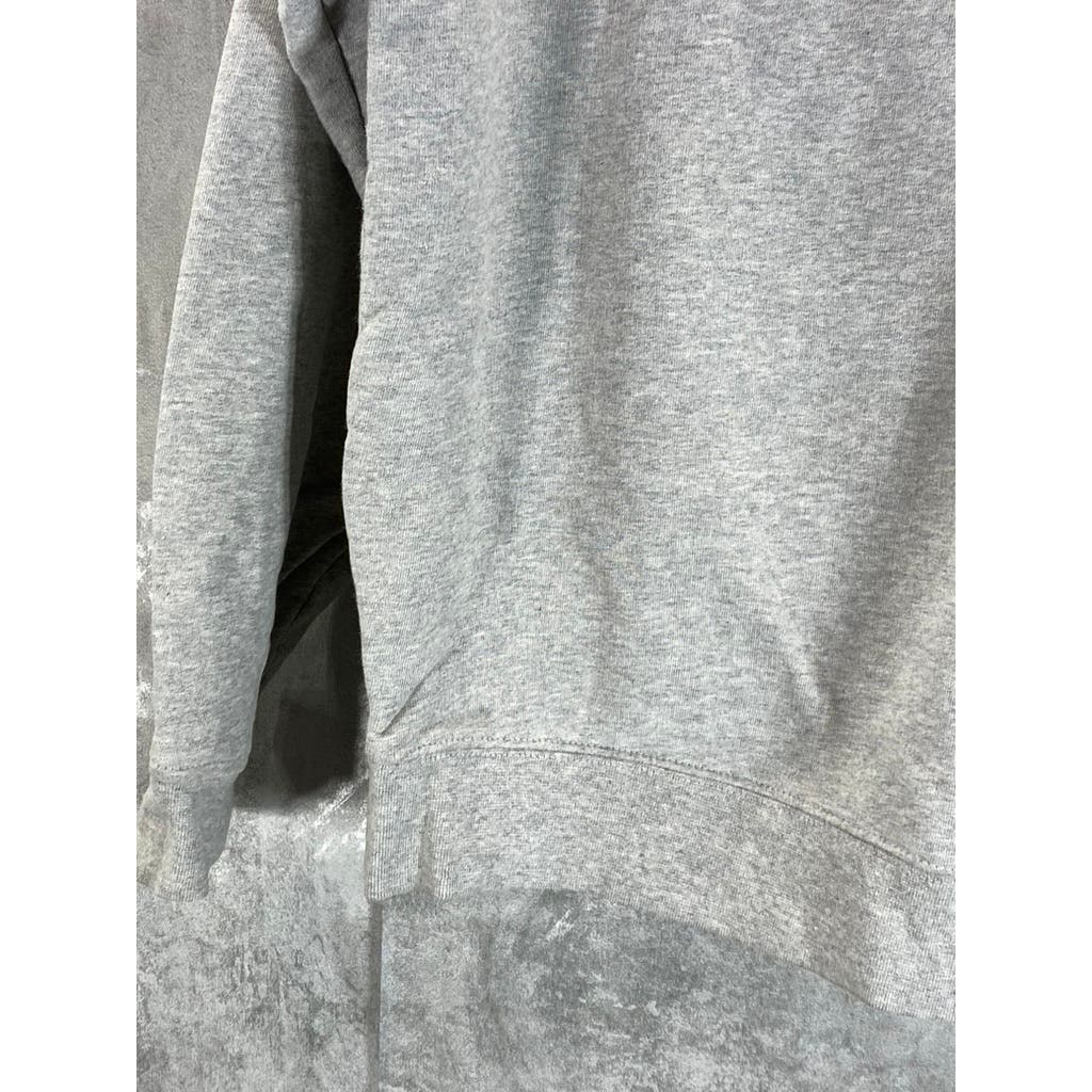 LEVI'S Men's Light Grey Relaxed-Fit Crewneck Seasonal Pullover Sweatshirt SZ S