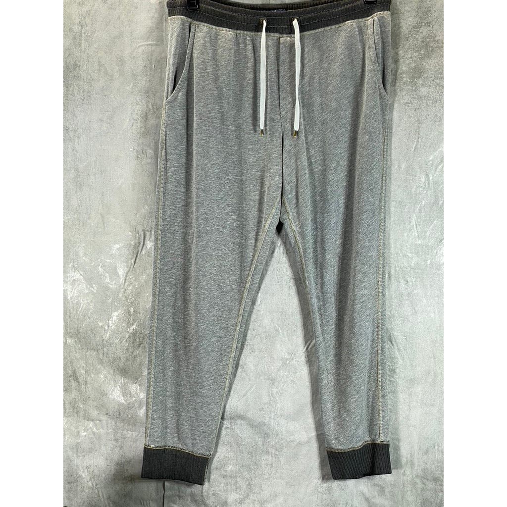 AMERICAN EAGLE OUTFITTERS Men's Light Grey Drawstring Pull-On Joggers SZ XL