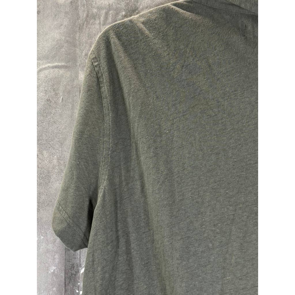 THE MEN'S STORE At Bloomingdales Men's Grey Short Sleeve Polo Shirt SZ M
