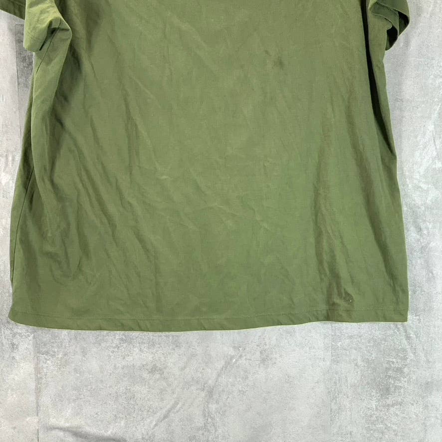 GOODFELLOW & CO Men's Olive Crewneck Short-Sleeve Lyndale T-Shirt SZ XL